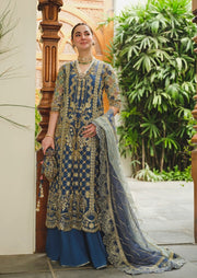 Saira Shakira Embroidered Organza Unstitched Wedding Suit - TOSKA