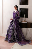 Emaan Adeel Starlit Jewels Unstitched Organza 3Pc Suit - Tourmaline