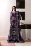 Emaan Adeel Starlit Jewels Unstitched Organza 3Pc Suit - Tourmaline