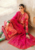 Hussain Rehar Embroidered Karandi Unstitched 3Pc Suit - Tulip