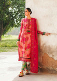 Hussain Rehar Embroidered Karandi Unstitched 3Pc Suit - Tulip