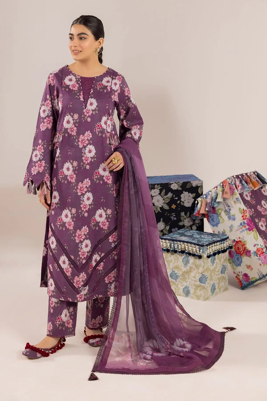 AF-PL-6009-Tulipa PRINTED LAWN
