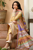 Farasha Summer Essentials Embroidered Lawn Unstitched 3Pc Suit - Tuscan Aura