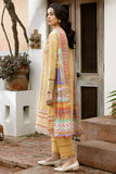 Farasha Summer Essentials Embroidered Lawn Unstitched 3Pc Suit - Tuscan Aura