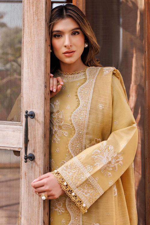 Farasha Summer Essentials Embroidered Lawn Unstitched 3Pc Suit - Tuscany Dream