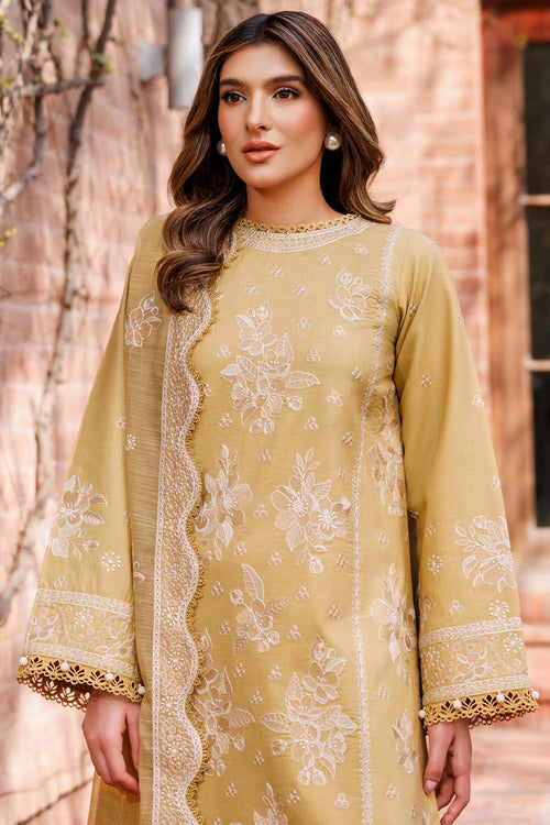 Farasha Summer Essentials Embroidered Lawn Unstitched 3Pc Suit - Tuscany Dream