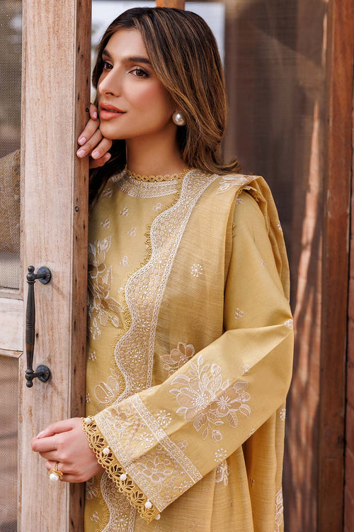 Farasha Summer Essentials Embroidered Lawn Unstitched 3Pc Suit - Tuscany Dream
