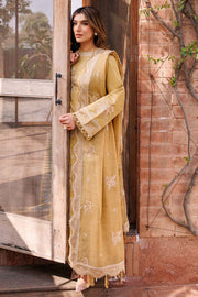 Farasha Summer Essentials Embroidered Lawn Unstitched 3Pc Suit - Tuscany Dream