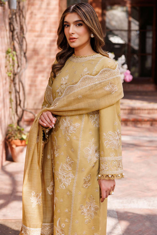 Farasha Summer Essentials Embroidered Lawn Unstitched 3Pc Suit - Tuscany Dream