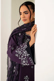 Farasha Summer Weaves Embroidered Lawn Unstitched 3Pc Suit - Twilight Tulip