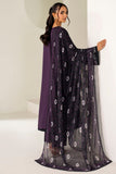 Farasha Summer Weaves Embroidered Lawn Unstitched 3Pc Suit - Twilight Tulip