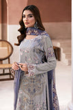 Ramsha Arzoo Embroidered Luxury Chiffon Unstitched 3Pc Suit U-102