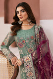 Ramsha Arzoo Embroidered Luxury Chiffon Unstitched 3Pc Suit U-103