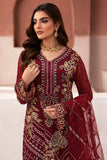 Ramsha Arzoo Embroidered Luxury Chiffon Unstitched 3Pc Suit U-106