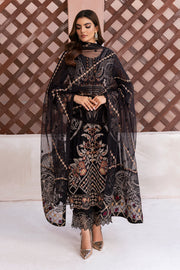 Ramsha Arzoo Embroidered Luxury Chiffon Unstitched 3Pc Suit U-107