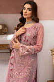 Ramsha Arzoo Embroidered Luxury Chiffon Unstitched 3Pc Suit U-109