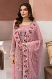 Ramsha Arzoo Embroidered Luxury Chiffon Unstitched 3Pc Suit U-109