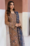 Ramsha Arzoo Embroidered Luxury Chiffon Unstitched 3Pc Suit U-110