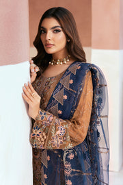 Ramsha Arzoo Embroidered Luxury Chiffon Unstitched 3Pc Suit U-110