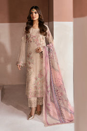 Ramsha Arzoo Embroidered Luxury Chiffon Unstitched 3Pc Suit U-111