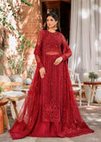 Akbar Aslam Mastani Unstitched Embroidered Net 3Pc Suit - GUL MOHR