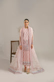 Akbar Aslam Afsana Embroidered Organza Unstitched 3Pc Suit - NILOUFER