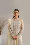 Akbar Aslam Afsana Embroidered Organza Unstitched 3Pc Suit - GULBADAN