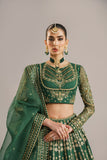 Akbar Aslam Afsana Embroidered Organza Unstitched 3Pc Suit - SHAHUL