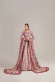 Akbar Aslam Afsana Embroidered Organza Unstitched 3Pc Suit - FARIDA