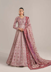 Akbar Aslam Afsana Embroidered Organza Unstitched 3Pc Suit - FARIDA