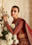 Akbar Aslam Aleia Embroidered Organza Unstitched 3Pc Suit - ROSIER