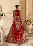 Akbar Aslam Aleia Embroidered Organza Unstitched 3Pc Suit - ROSIER