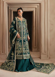 Akbar Aslam Deewani Embroidered Organza Unstitched 3Pc Suit - CELESTE