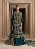 Akbar Aslam Deewani Embroidered Organza Unstitched 3Pc Suit - CELESTE