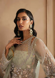 Akbar Aslam Deewani Embroidered Organza Unstitched 3Pc Suit - ISOLDE