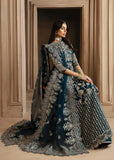Akbar Aslam Deewani Embroidered Organza Unstitched 3Pc Suit - CALISTA