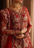 Akbar Aslam Deewani Embroidered Organza Unstitched 3Pc Suit - SOLENE