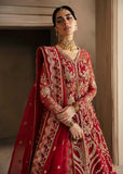 Akbar Aslam Deewani Embroidered Organza Unstitched 3Pc Suit - SOLENE