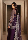 Akbar Aslam Deewani Embroidered Organza Unstitched 3Pc Suit - ELOWEN