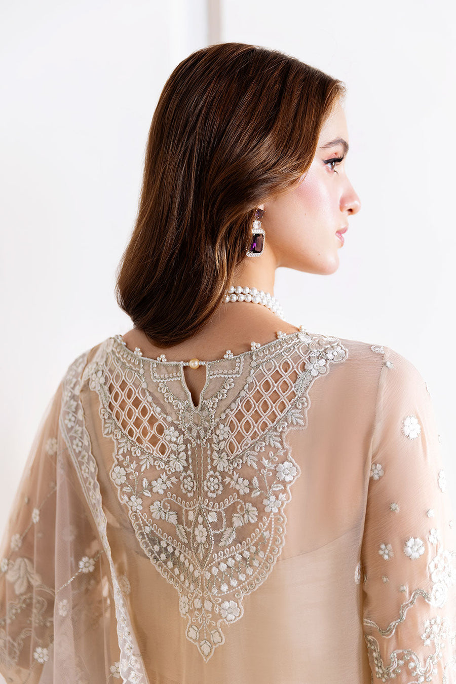 Ramsha Arzoo Embroidered Luxury Chiffon Unstitched 3Pc Suit U-201