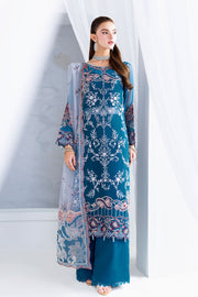 Ramsha Arzoo Embroidered Luxury Chiffon Unstitched 3Pc Suit U-202