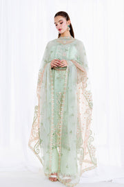 Ramsha Arzoo Embroidered Luxury Chiffon Unstitched 3Pc Suit U-207