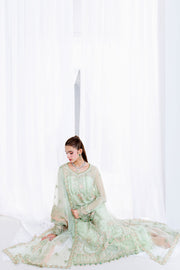 Ramsha Arzoo Embroidered Luxury Chiffon Unstitched 3Pc Suit U-207
