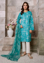 Limelight Summer Unstitched Printed Lawn 2Pc Suit U3378 Blue