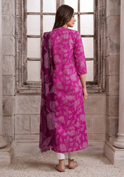 Limelight Summer Unstitched Printed Lawn 2Pc Suit U3378 Pink