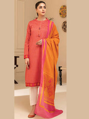LimeLight Summer Unstitched Printed Lawn 2 Piece Suit U1240 Pink