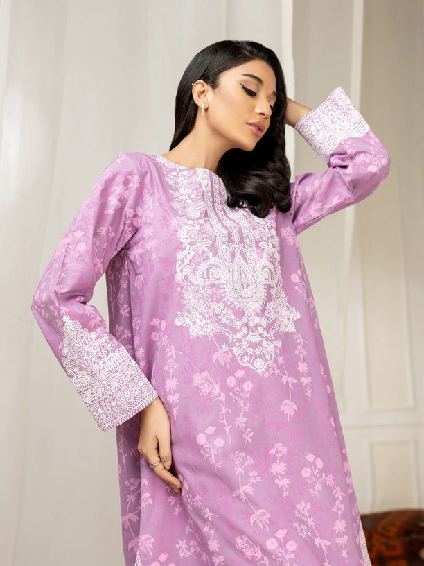 Limelight Summer Unstitched Printed Lawn 2Pc Suit U2479 Mauve
