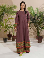 Limelight Winter Unstitched Printed Khaddar Single Shirt U2494 Plum