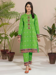 Limelight Winter Unstitched Printed Khaddar Single Shirt U2497 Green
