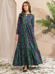 Limelight Winter Unstitched Printed Khaddar Single Shirt U2498 Green